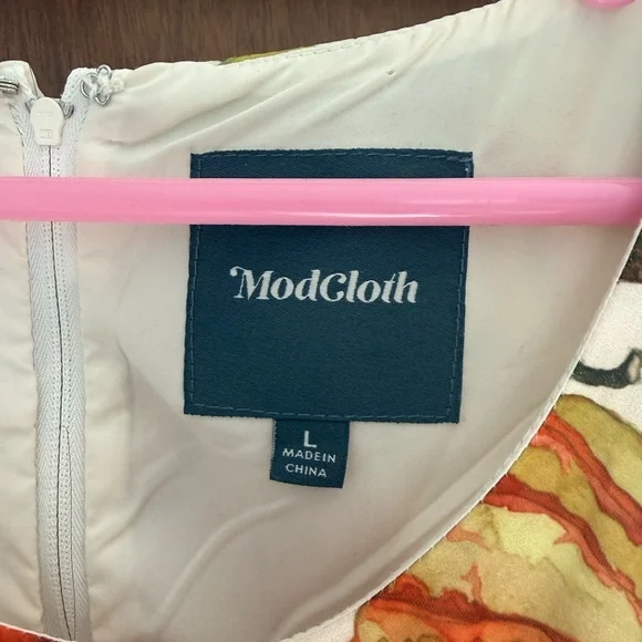 ModCloth Pumpkin Gourd Dress-Size L - Picture 6 of 10